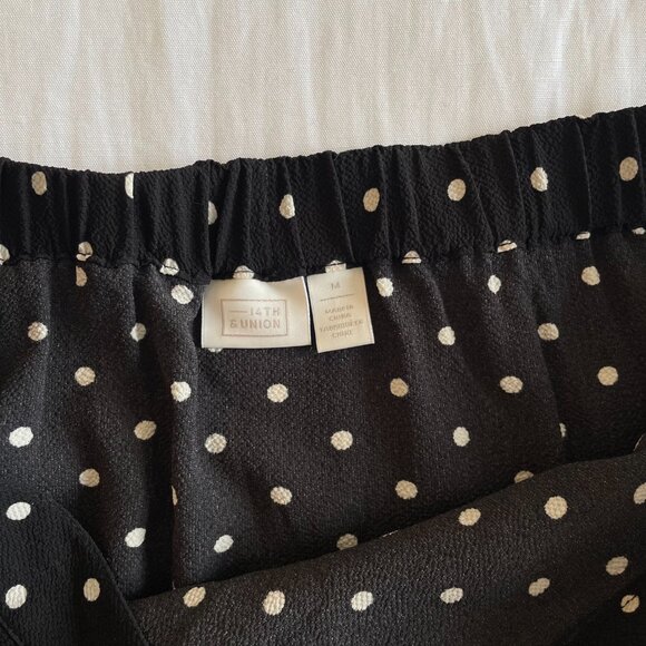 14th & Union Polka Dot Maxi Skirt (sz M) - Picture 3 of 7